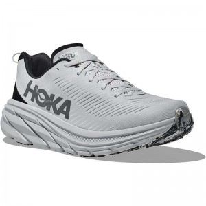 Men Hoka Rincon 3 Road Running Shoes Grey Black | SG540-153