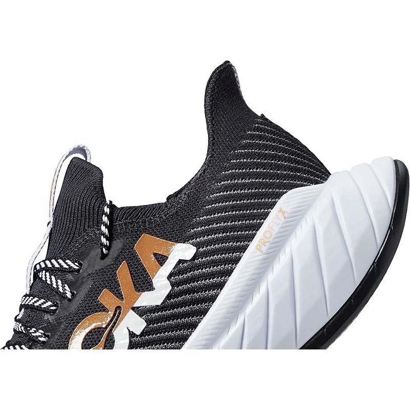 Men Hoka Carbon X 3 Road Running Shoes Black White | SG630-813