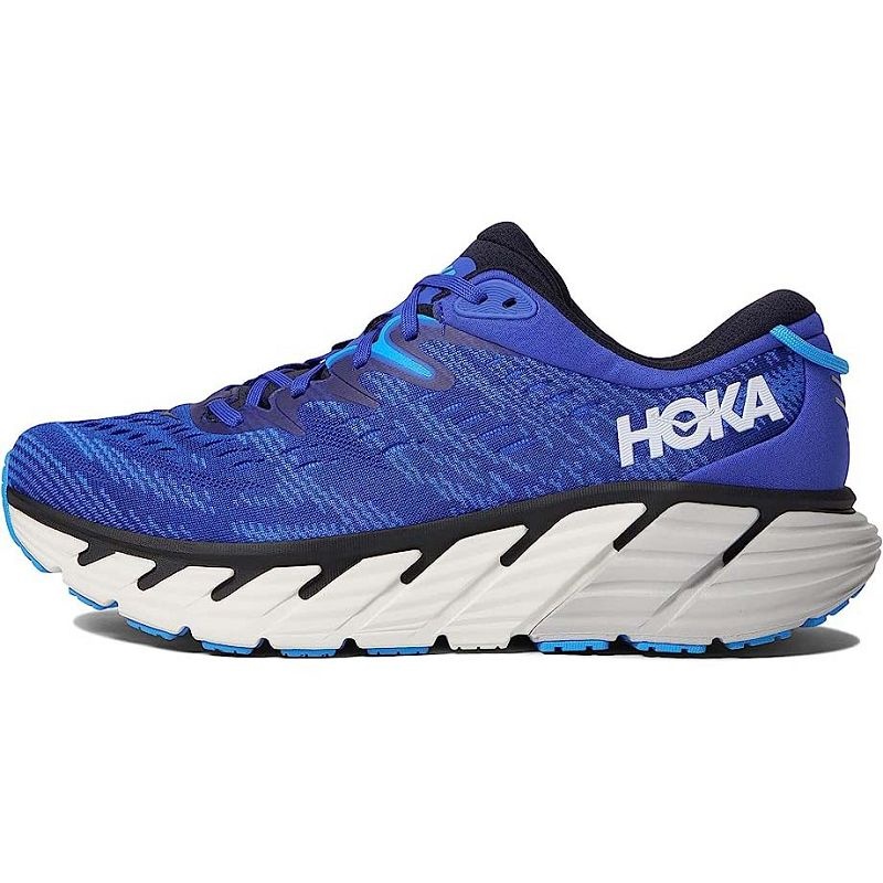 Men Hoka Gaviota 4 Road Running Shoes Blue | SG270-294