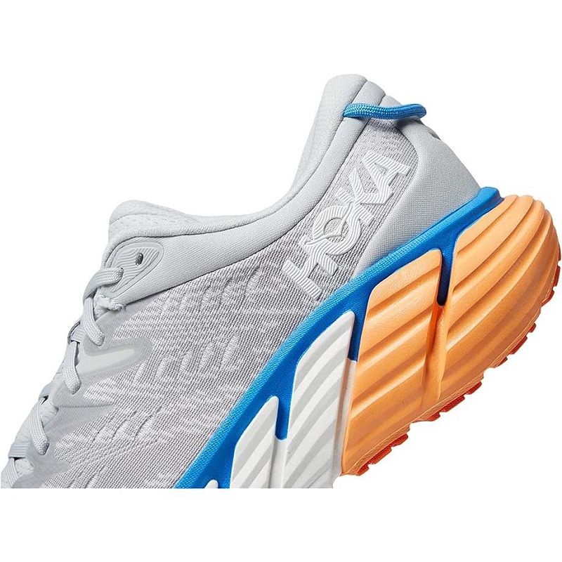 Men Hoka Gaviota 4 Road Running Shoes Grey Blue | SG725-056