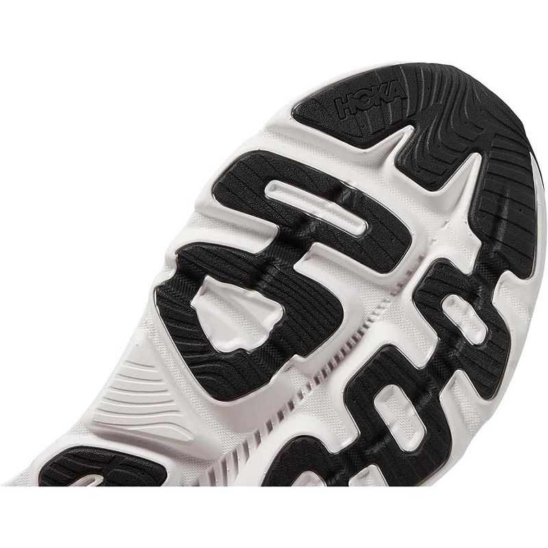 Men Hoka Gaviota 5 Road Running Shoes Black White | SG754-140